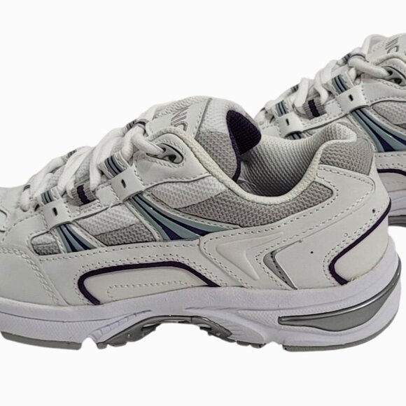 Vionic Sneakers Wide Width Walker 5 Purple White - Picture 6 of 11
